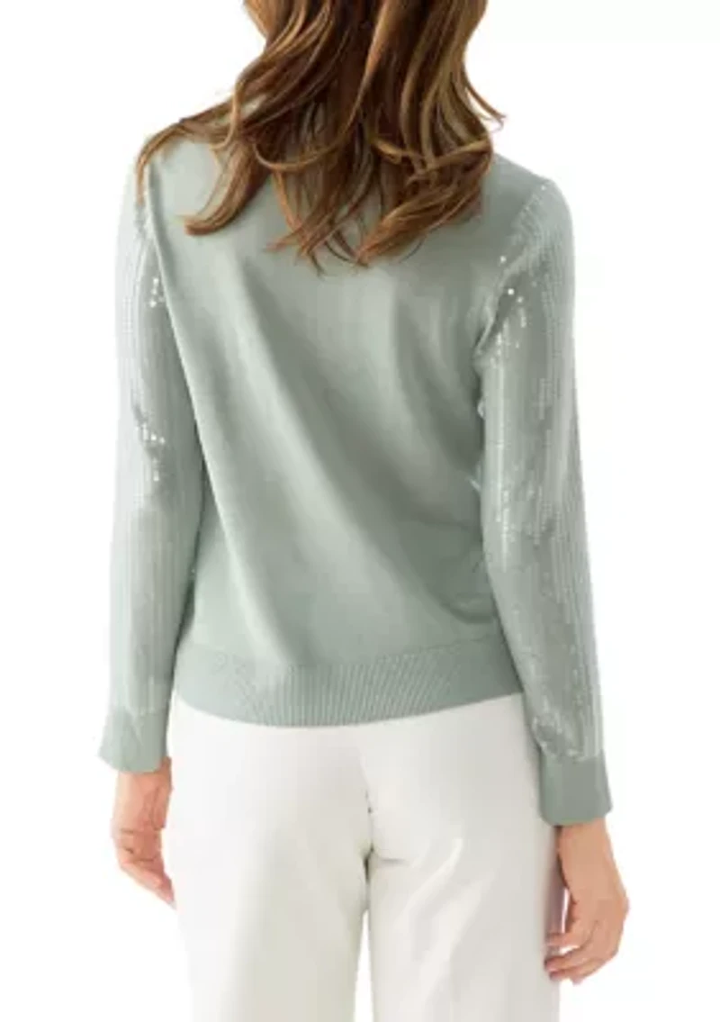 Women's Sequin Cardigan