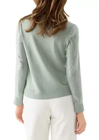 Women's Sequin Cardigan