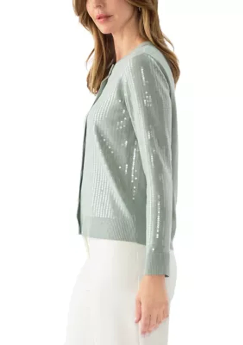 Women's Sequin Cardigan
