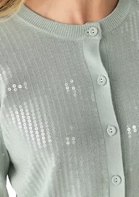 Women's Sequin Cardigan