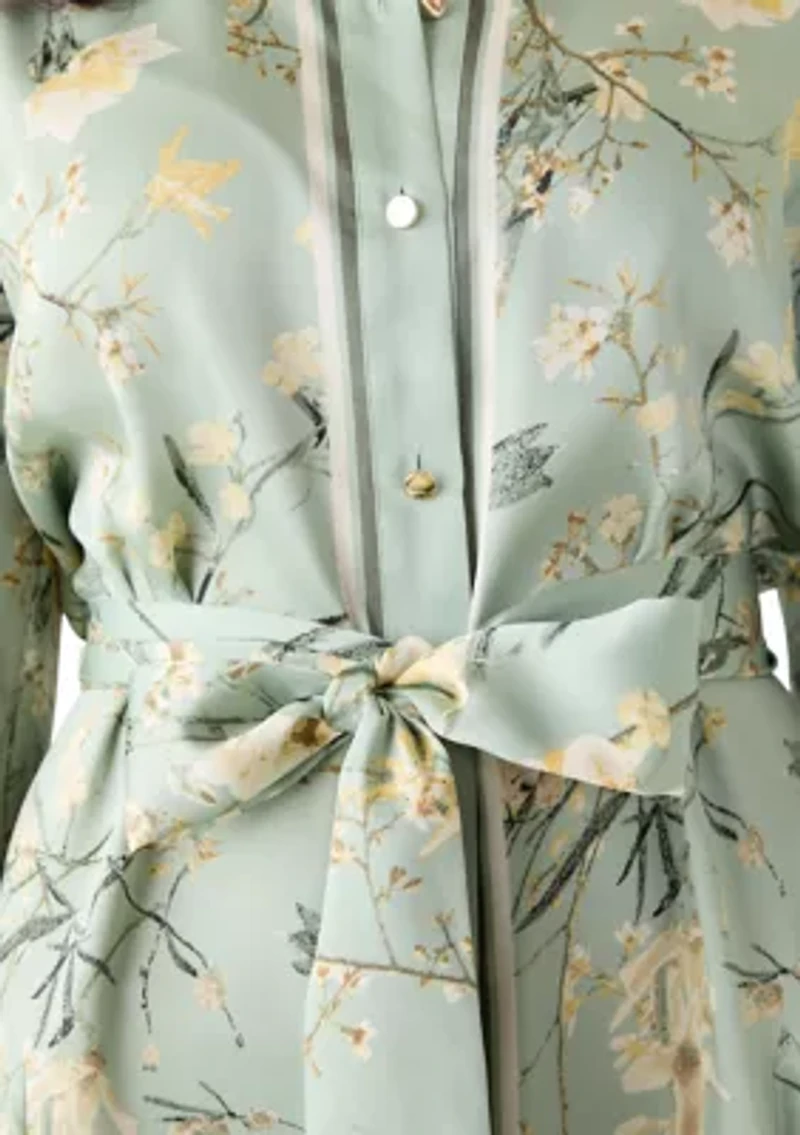 Women's Godet Skirt Mini Shirtdress