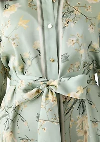 Women's Godet Skirt Mini Shirtdress