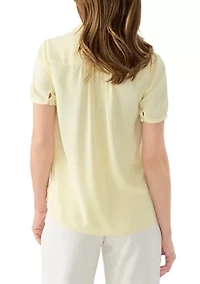Women's Button Front Blouse