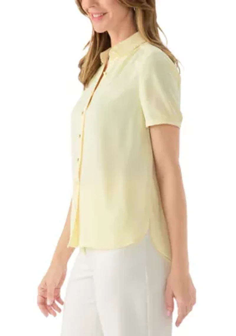 Women's Button Front Blouse