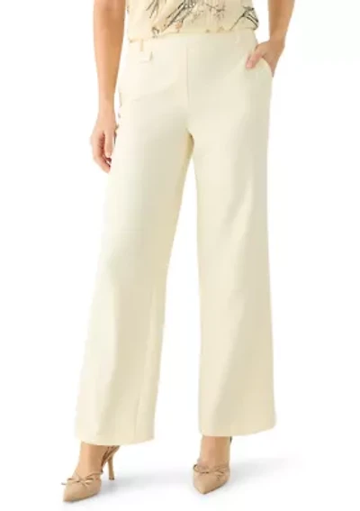 Women's Pull On Wide Leg Pants with Pockets