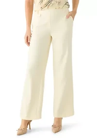 Women's Pull On Wide Leg Pants with Pockets
