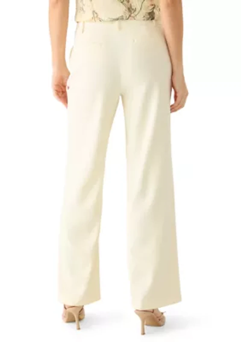 Women's Pull On Wide Leg Pants with Pockets