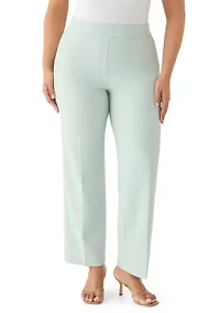 Plus Crepe Classic Trousers