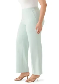 Plus Crepe Classic Trousers