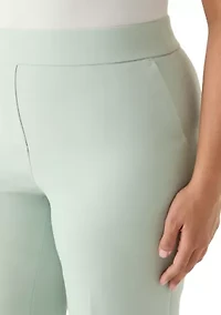 Plus Crepe Classic Trousers