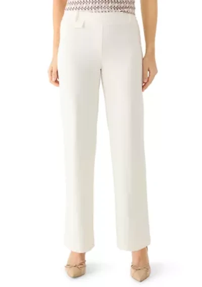 Women's Pull On Wide Leg Pants with Pockets