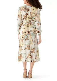 Petite Smock Cuff Handkerchief Dress