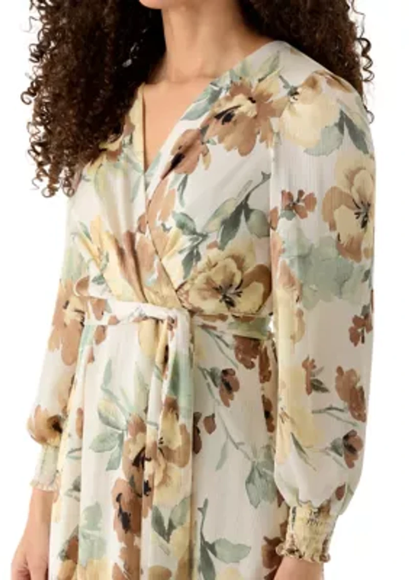 Petite Smock Cuff Handkerchief Dress