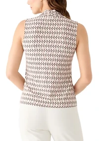 Women's Sleeveless V-Neck Top