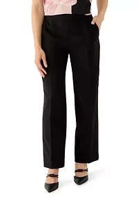 Petite Pull On Cargo Pocket Wide Leg Pants