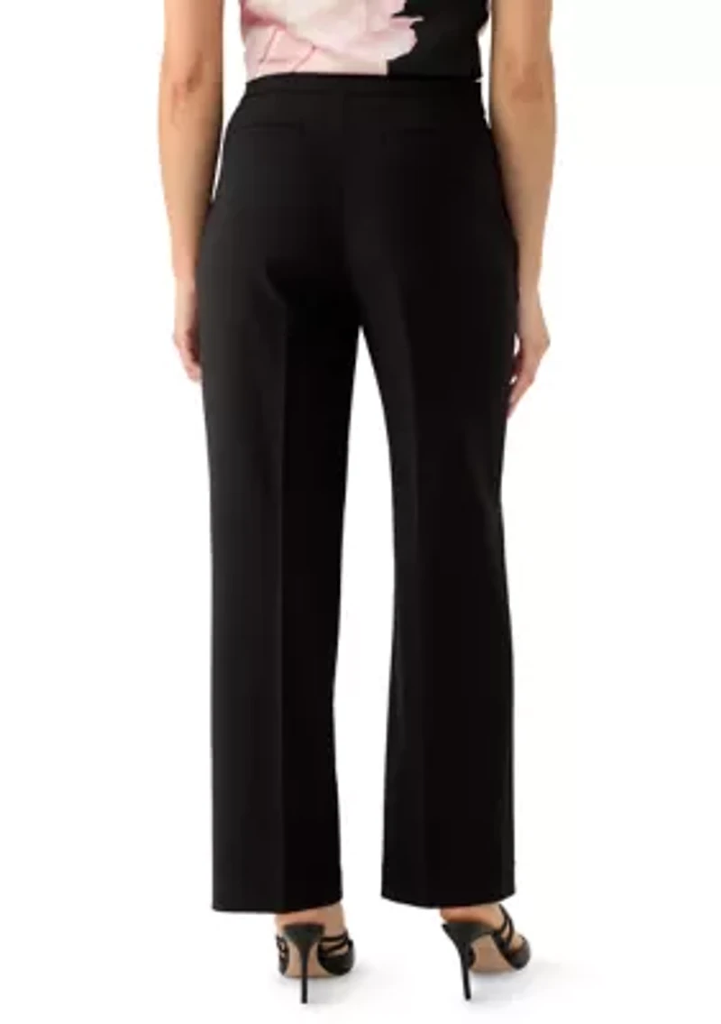 Petite Pull On Cargo Pocket Wide Leg Pants