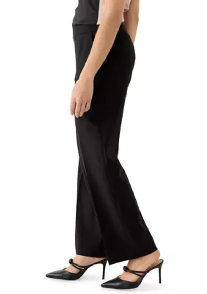 Petite Pull On Cargo Pocket Wide Leg Pants