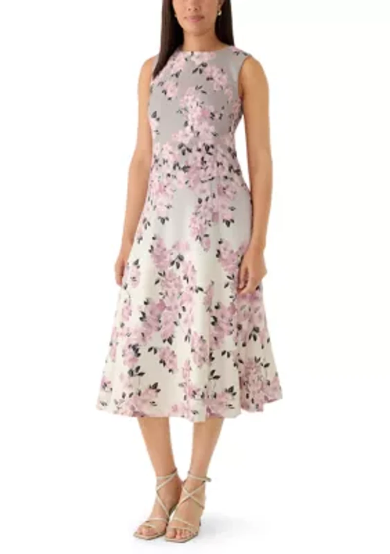 Women's Printed Midi Dress