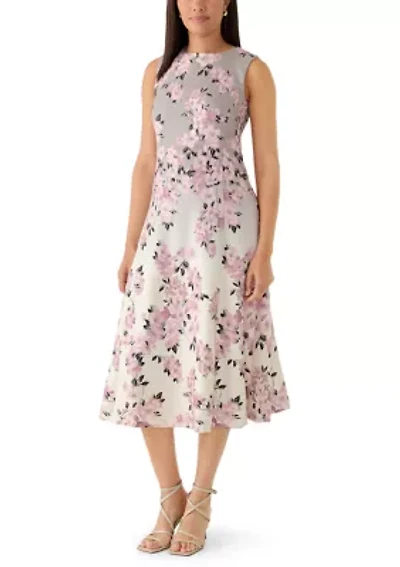 Women's Printed Midi Dress