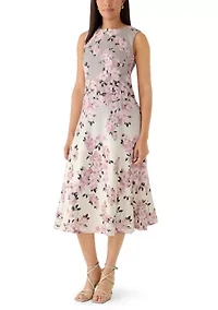 Women's Printed Midi Dress