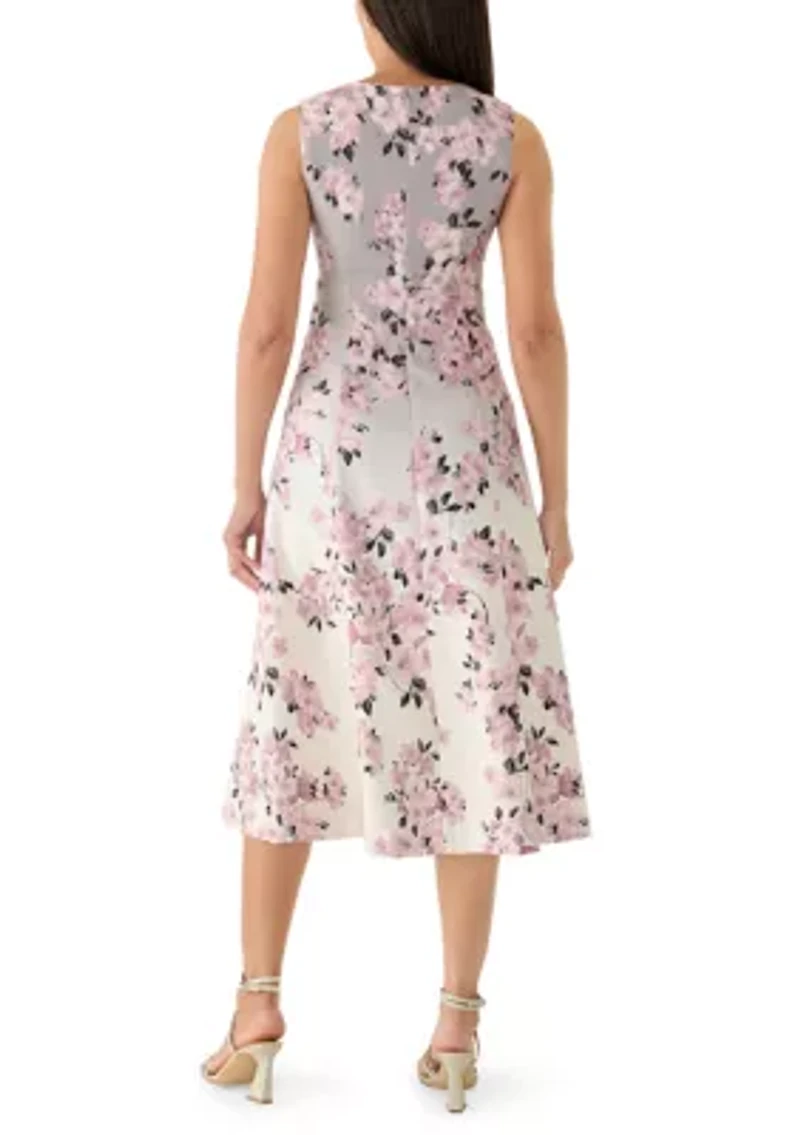Women's Printed Midi Dress
