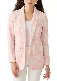 Petite Scoop Neck Jacket