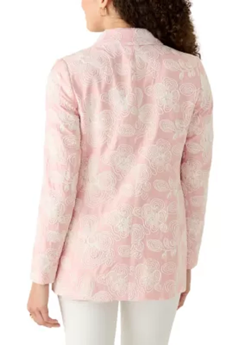 Petite Scoop Neck Jacket