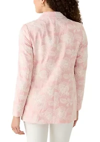 Petite Scoop Neck Jacket