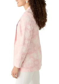 Petite Scoop Neck Jacket