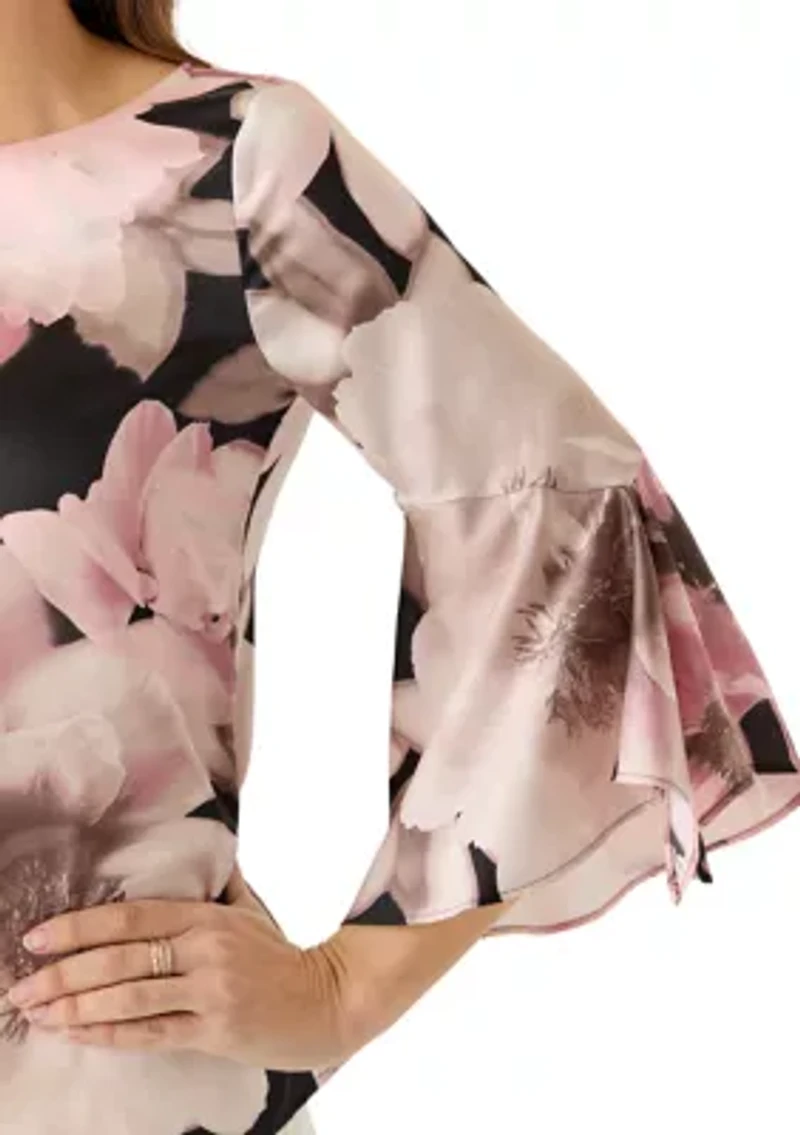 Women's Long Sleeve Blouse with Flare Cuffs