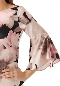 Women's Long Sleeve Blouse with Flare Cuffs