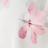 Petite Sleeveless Pleated Print Blouse