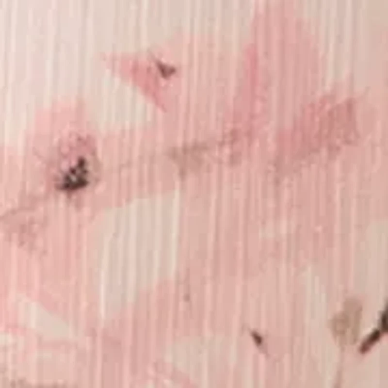 Petite Long Sleeve Keyhole Blouse