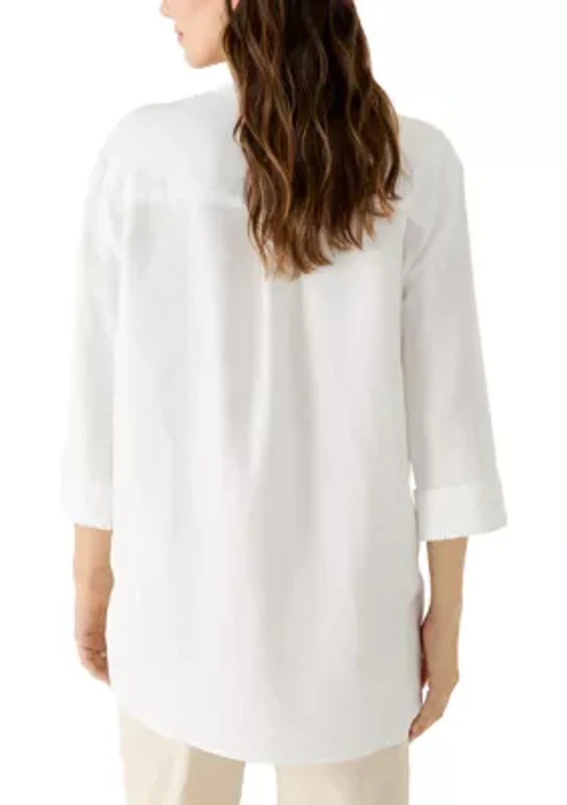 Women's Long Sleeve Y-Neck Tunic