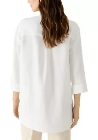 Women's Long Sleeve Y-Neck Tunic