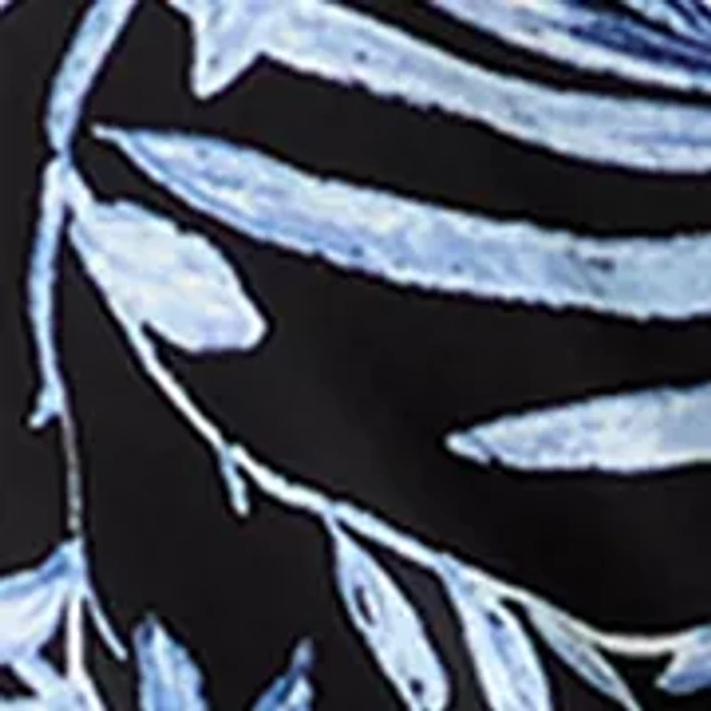 Petite Sleeveless Wrap Printed Top