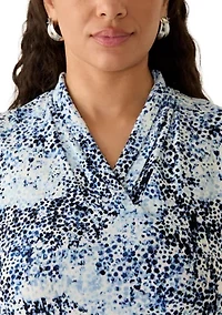 Women's Sleeveless Triple Pleat Top