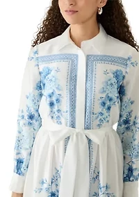 Petite A-Line Shirt Dress