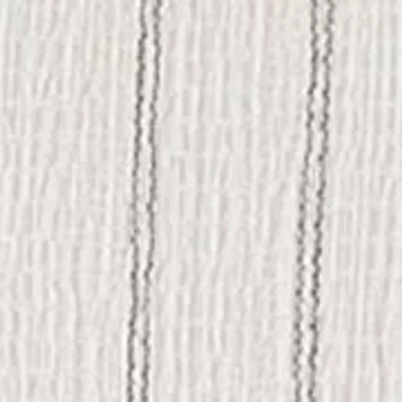 Plus Flutter Sleeve Pinstripe Textured Knit Blouse