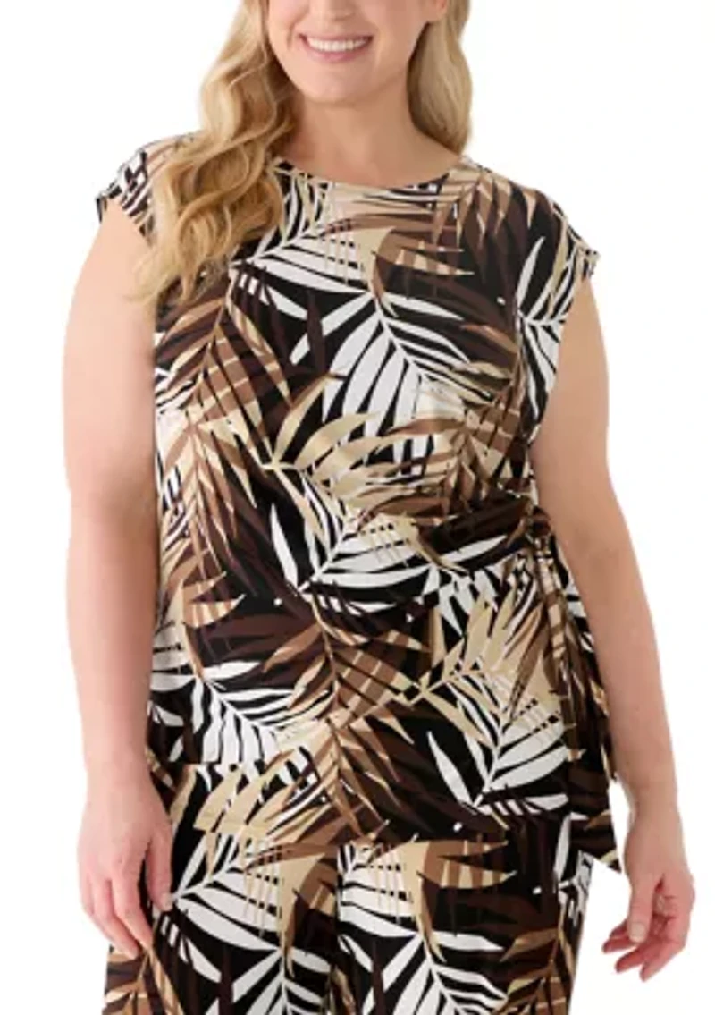 Plus Side Tie T-Shirt