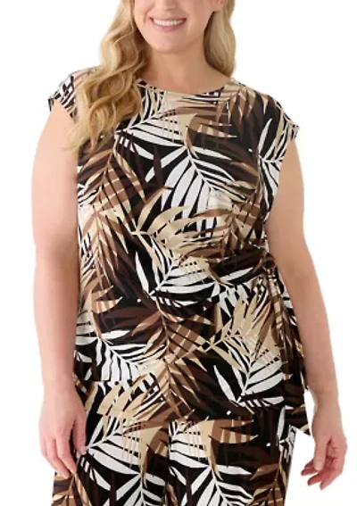Plus Side Tie T-Shirt