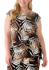 Plus Side Tie T-Shirt