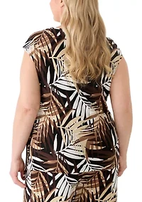 Plus Side Tie T-Shirt