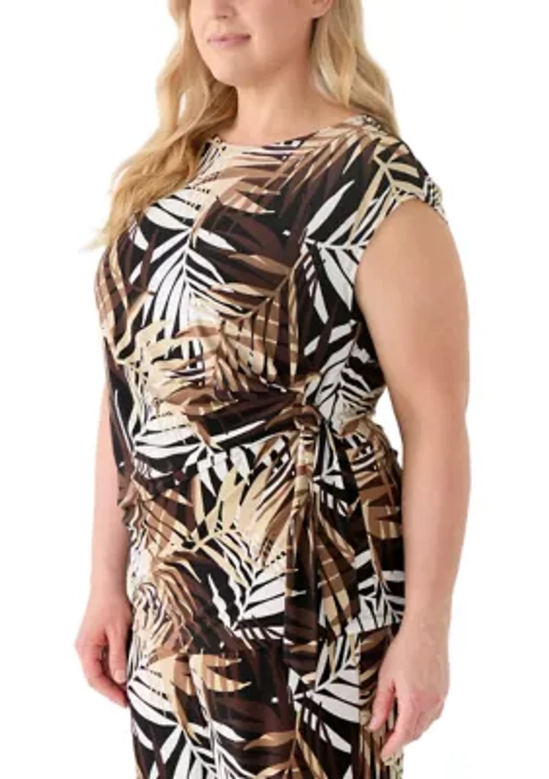 Plus Side Tie T-Shirt