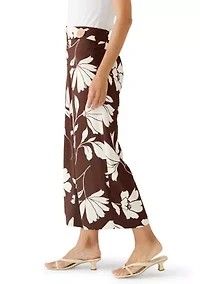 Women's Pull On Cropped with Hardware Lined Pants