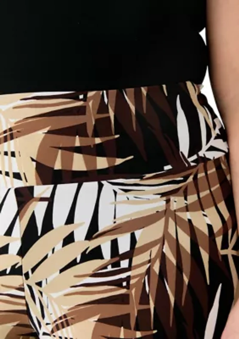 Plus High Rise Wide Leg Palazzo Pants