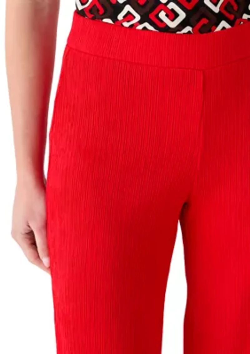 Women's Pull On Wide Leg Cropped Pants