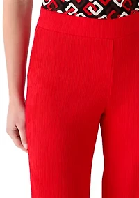Women's Pull On Wide Leg Cropped Pants