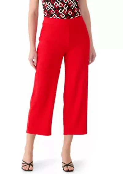 Petite Wide Leg Cropped Pants