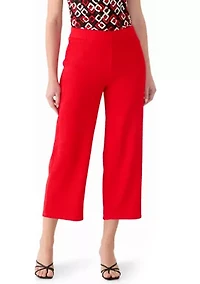 Petite Wide Leg Cropped Pants